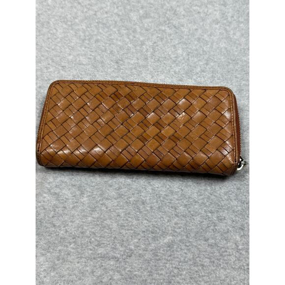 Cole Haan Travel Zip Wallet Woodbury Heritage Weave - Picture 2 of 10